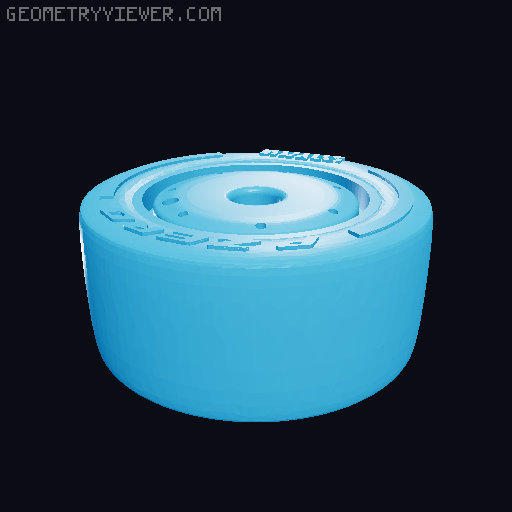 Formula 1 Pirelli tyre wheels 2022-2025 3D model thumbnail
