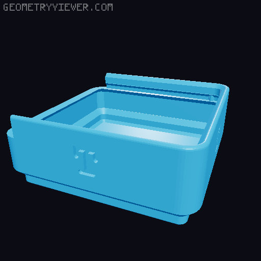 Gridfinity Labelled Weekly Pill Organizers 3D model thumbnail