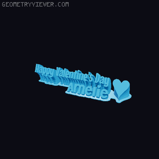 Happy Valentines Day... 3D model thumbnail