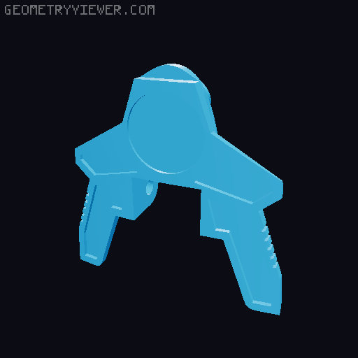 Flash Falcon Fly - Bakugan Trap 3D model thumbnail