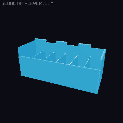 Squeeze on rack 3D model thumbnail