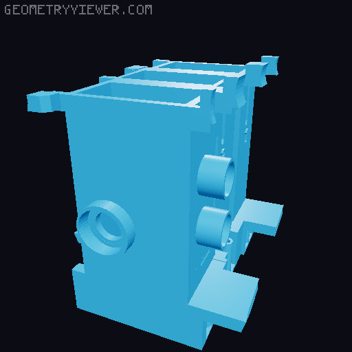 ExperiMental Rectangle Trumpet 13  (Obsolete, see the newer one!) 3D model thumbnail