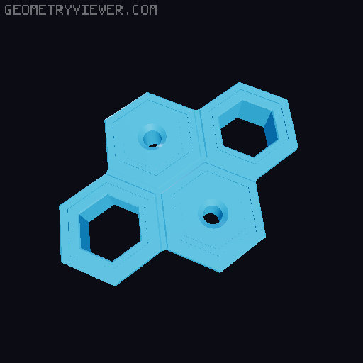 Honey wall accessories 3D model thumbnail