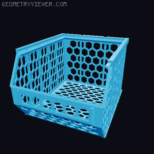 Stackable Basket Remix 3D model thumbnail