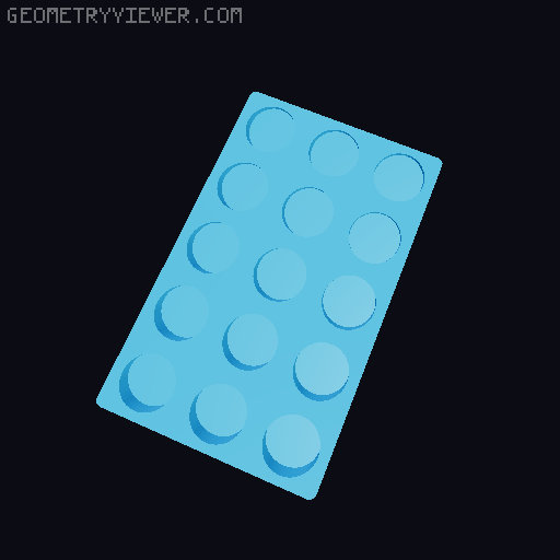 Gridfinity NUUN Tube Storage 3D model thumbnail