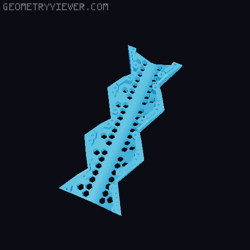 Hextraction Fancy Game Board Remix 3D model thumbnail
