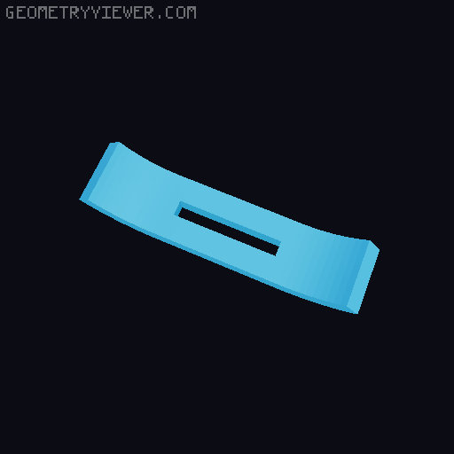 Letter knife 3D model thumbnail