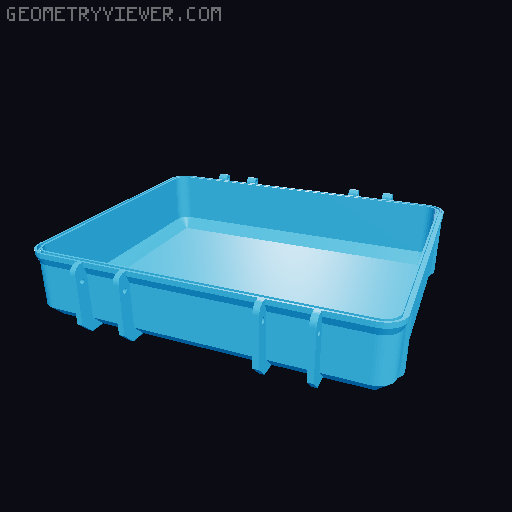 Case for cordless TONFON Hotglue Gun (Akku Heißklebepistole) 3D model thumbnail