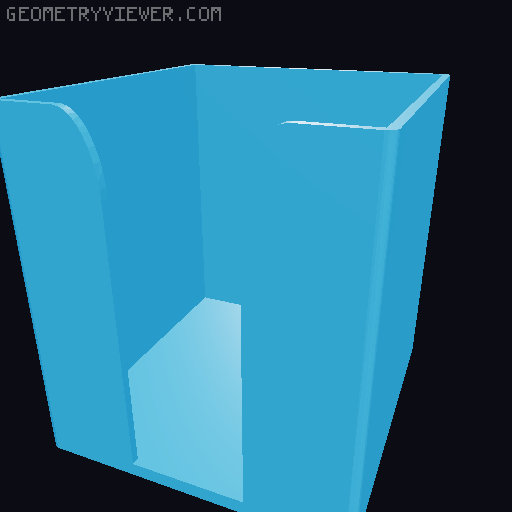 Büro Organizer 3D model thumbnail