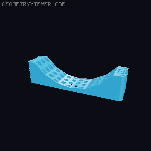 Scuba Tank Holder 3D model thumbnail