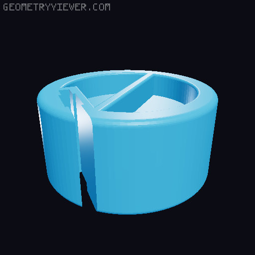 Soft Tape Measure Spool Remix - Parametric 3D model thumbnail