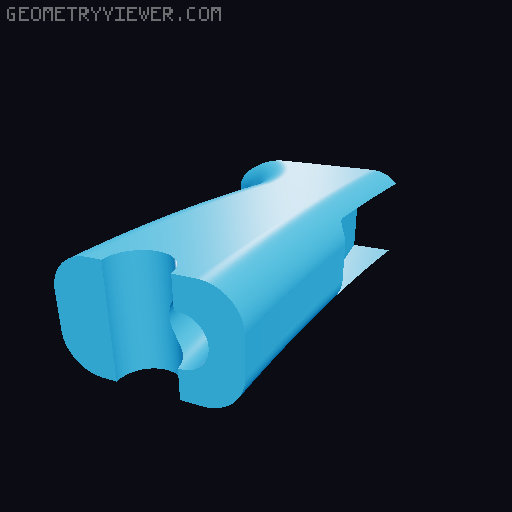 Tolmekian soldier pistol 3D model thumbnail