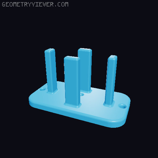 Stevenson Shield - Ecowitt WN32 3D model thumbnail