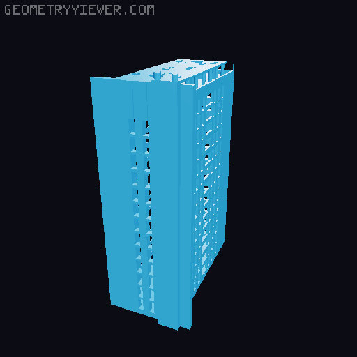 Immeuble villemomble cité de la sablière de villemomble  3D model thumbnail