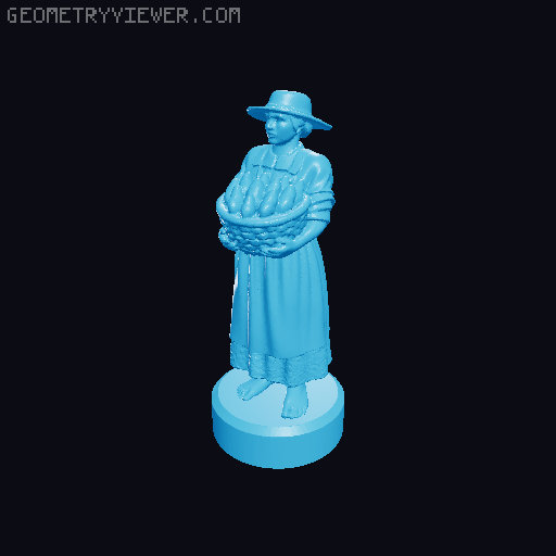 Puerto Rico - Special Boardgame Upgrade Deluxe Components (Crate, Tobacco and Woman only) 3D model thumbnail