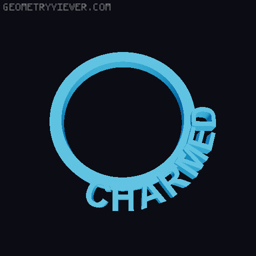 D&D 5e Condition Ring for 32mm Bases 3D model thumbnail