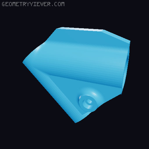Indoor Soccer Net Frame 3D model thumbnail