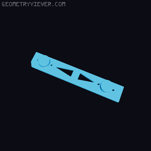 RepRack Stabilizing Endcap - Heavywall Conduit Version 3D model thumbnail