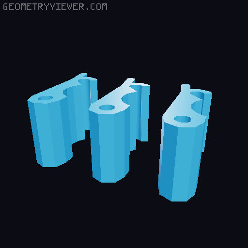 Ultra Thin Screw/Small Object Container/box 3D model thumbnail
