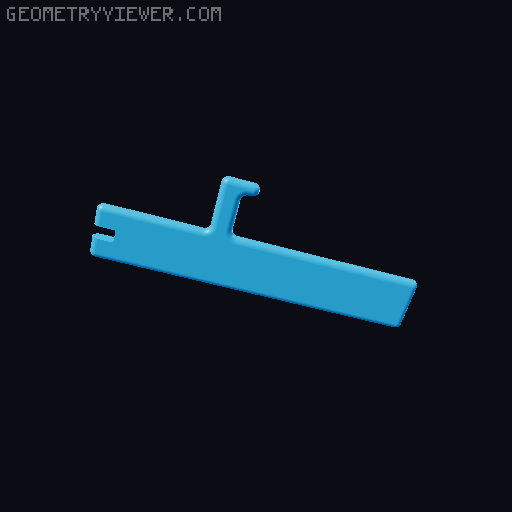 Ergonomic Desk Tablet Stand - 3D printed - Flat Pack - Portable 3D model thumbnail