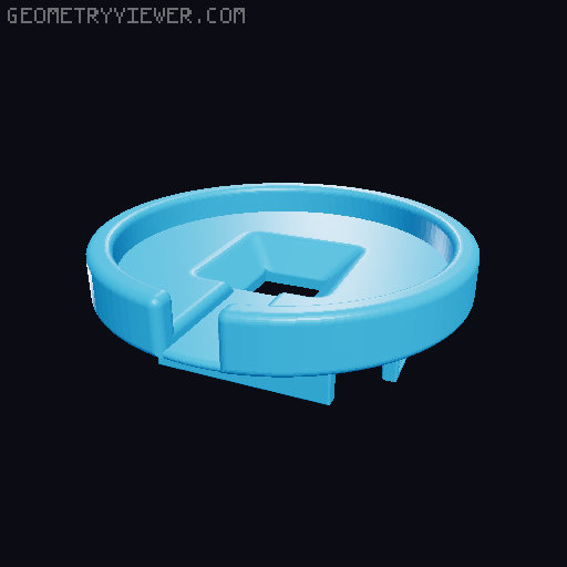 Ring Light Cover for Articulating Raspberry Pi Camera 3D model thumbnail