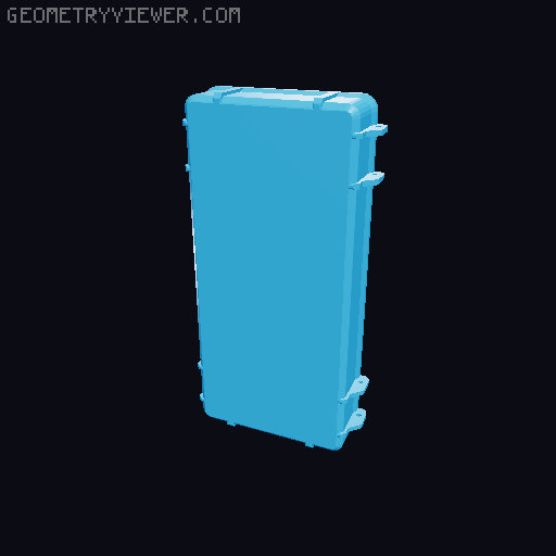 BSP D8 - Rugged box 3D model thumbnail