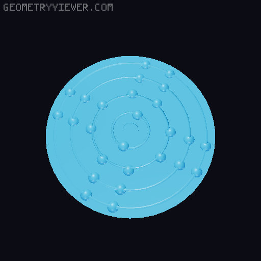 Electron Shell Structure Demo 3D model thumbnail