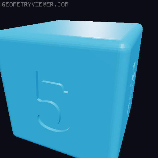 CAIN TTRPG D6 Dice 3D model thumbnail