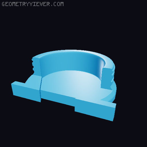 Teleporter Device Building 3D model thumbnail
