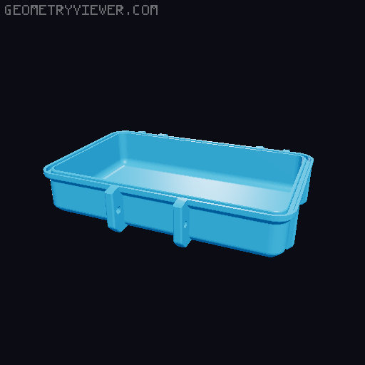 Drill bit case 1 to 10mm 3D model thumbnail