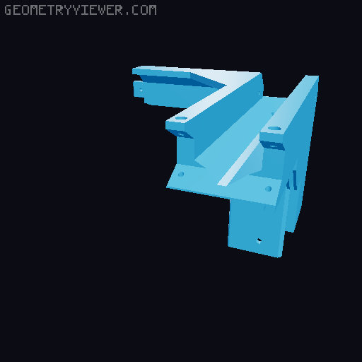 Ikea Lack V2 - +10mm-100mm Height Variants 3D model thumbnail