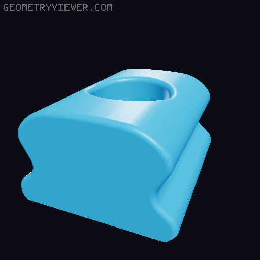 Sanding Block 76x140 3D model thumbnail