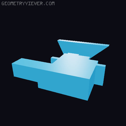PROTEUS V2 MOTOR WITH FLAPS  3D model thumbnail