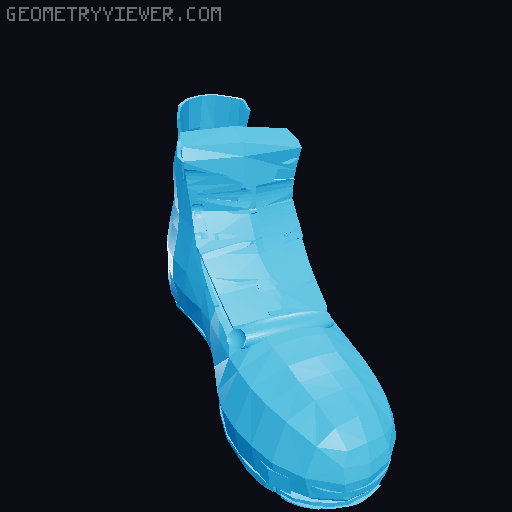 Hockey Ice Skate 3D model thumbnail