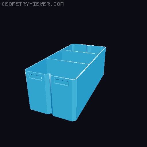 Rugged Box Thinner Inserts 3D model thumbnail