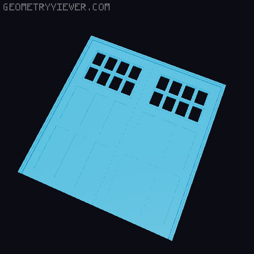 HO Scale Garage 3D model thumbnail