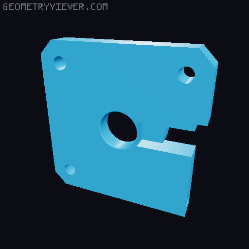 "The Scrapper’s" Optical Filament Motion Sensor (Ender 3 Spares Edition) 3D model thumbnail