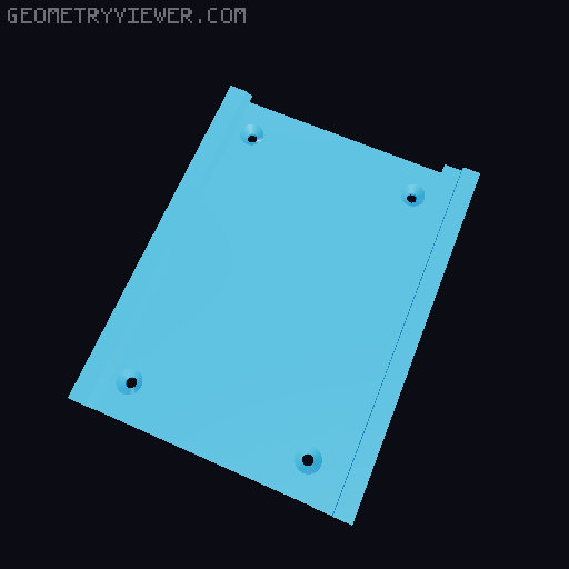 Motor drive modification 3D model thumbnail