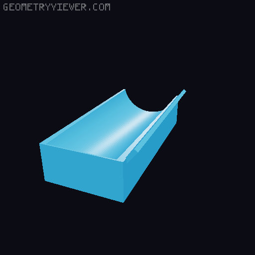 Roof construction 3D model thumbnail