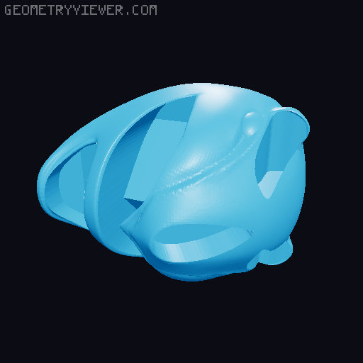 Mighty Morphin Dummy Rangers - Blue 3D model thumbnail