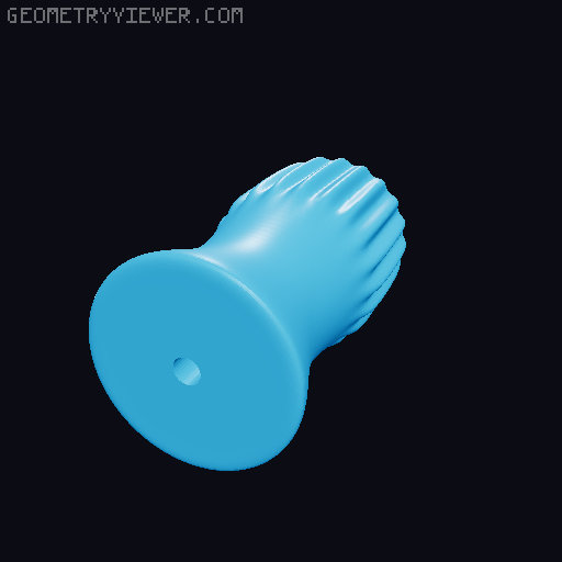 Adjustable Shower Head Holder (5-Part Modular Mount) 3D model thumbnail