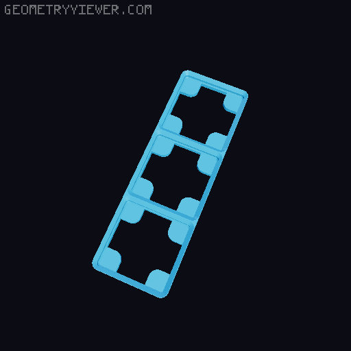 Gridfinity Embedded Magnet Base Plates 3D model thumbnail