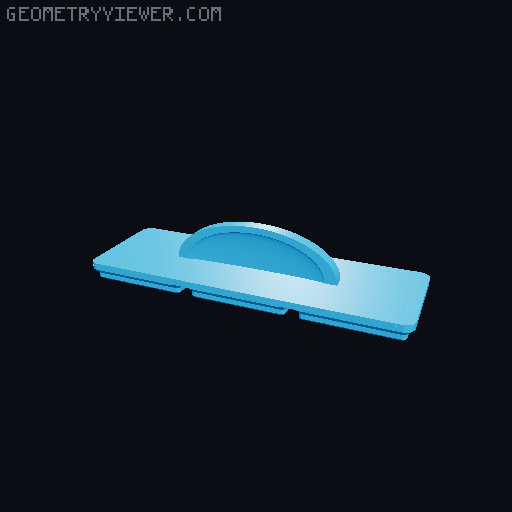Gridfinity Lids with Handles 3D model thumbnail