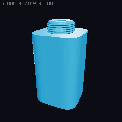 Draining Painting Pot 3D model thumbnail