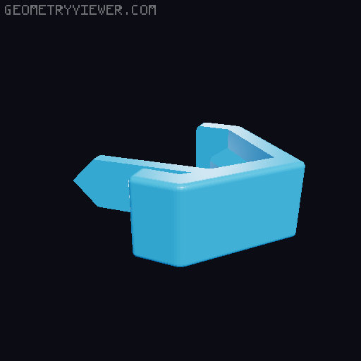 Legend of Zelda Master Sword Remix for 1/4", M3 or M6 Threaded Rod 3D model thumbnail