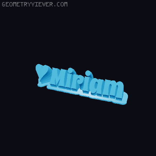 Valentine sculpture 3D model thumbnail