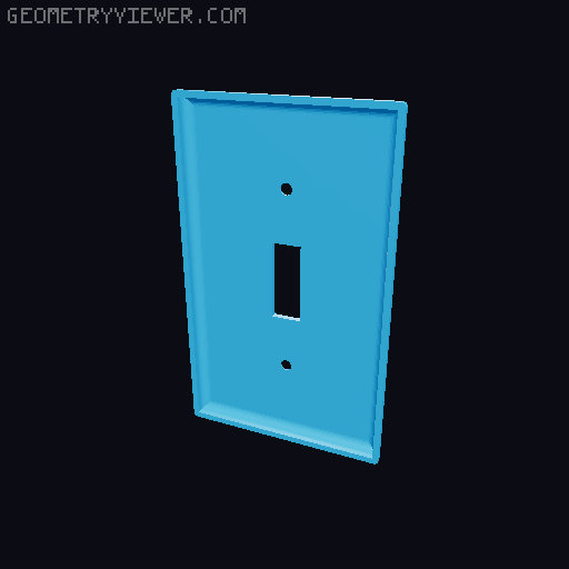 Switch Face Plates 3D model thumbnail