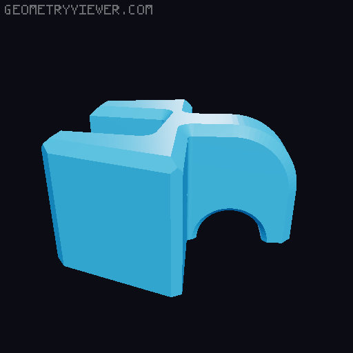 Big Flexi Rexi Split 3D model thumbnail