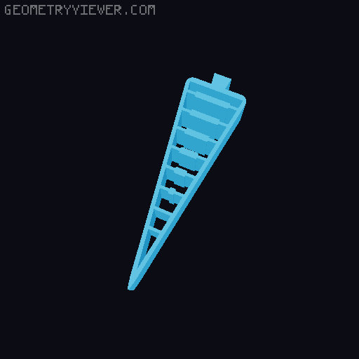 Mini adaptive gripper 3D model thumbnail