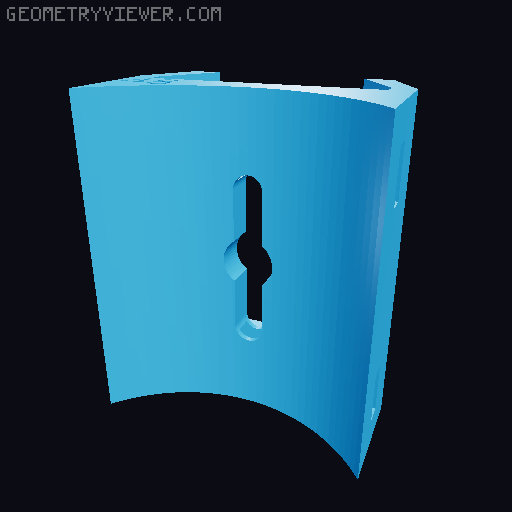 Tripod adapter to small dovetail 3D model thumbnail